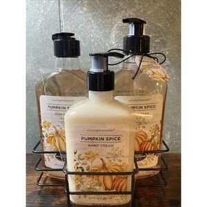 Pumpkin Spice Kitchen Hand Dish Lotion Caddy Set Fall Decor